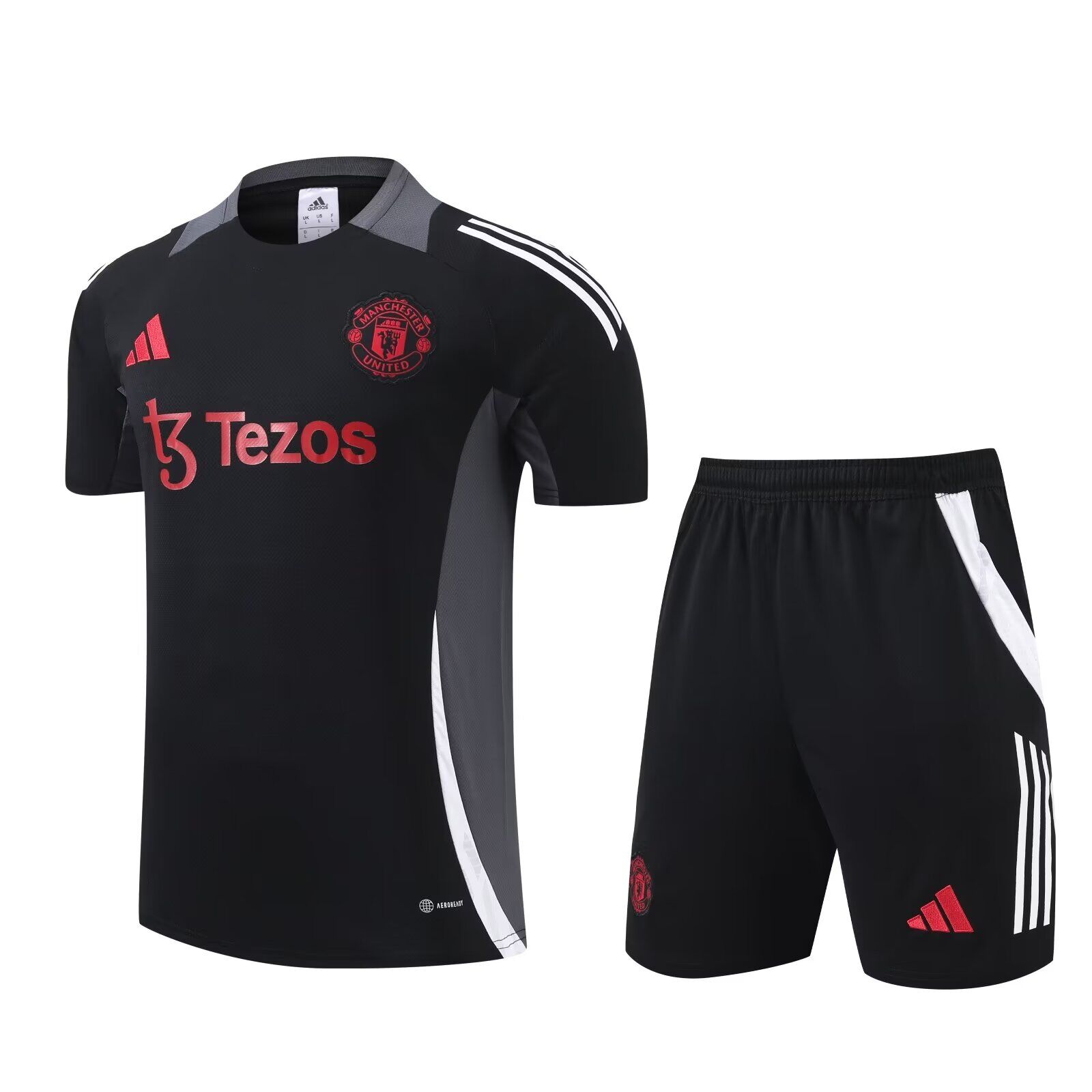 AAA Quality Man Utd 24/25 Black/Grey Training Kit Jerseys